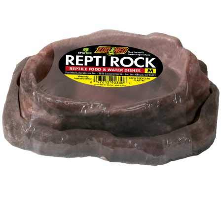 Zoo Med Repti Rock Reptile Food Water Dishes (Medium) - BeesActive Australia