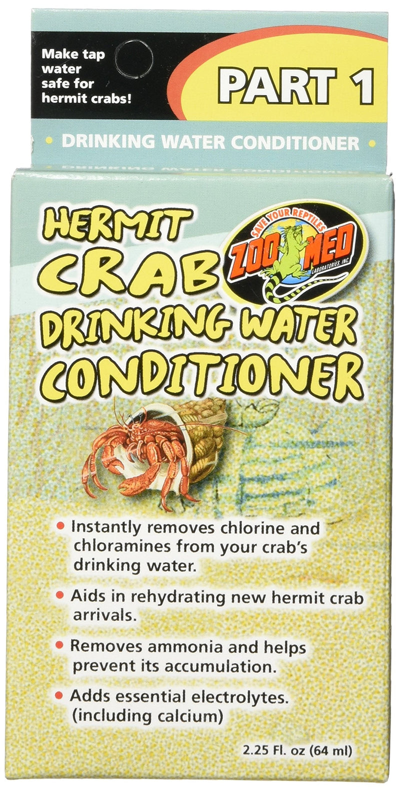 Zoo Med Hermit Crab Drinking Water Conditioner 2.25 fl. oz. - BeesActive Australia