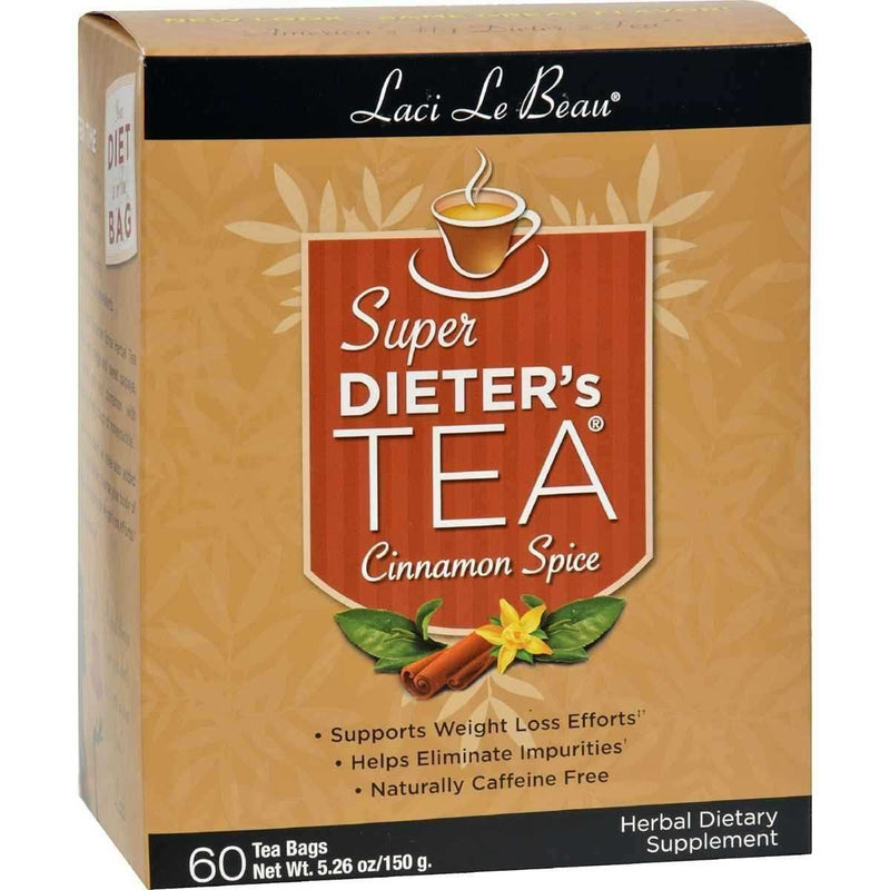 Natrol Laci Le Beau Super Dieter's Tea Cinnamon Spice Box, 5.26 Ounce - BeesActive Australia