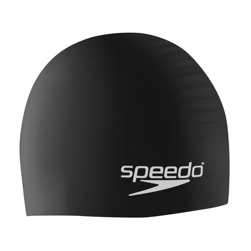 [AUSTRALIA] - Speedo Unisex-Adult Swim Cap Silicone Speedo Black One Size 