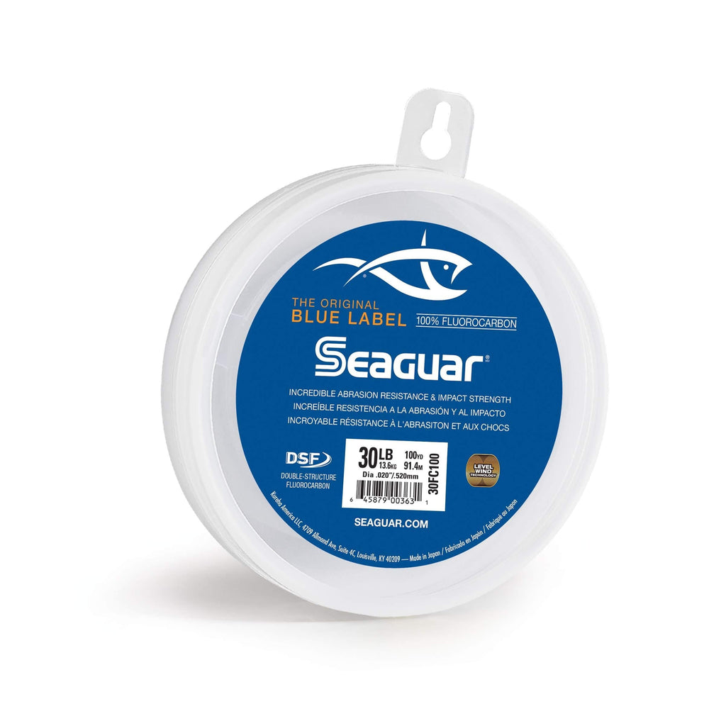 [AUSTRALIA] - Seaguar Blue Label 100% Fluorocarbon Leader (DSF) 100yd 30lb 