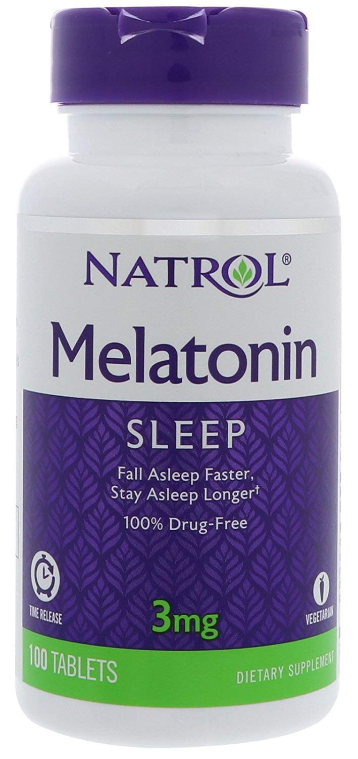 Natrol Melatonin Time Release, 3 mg, 100 Tablets - BeesActive Australia
