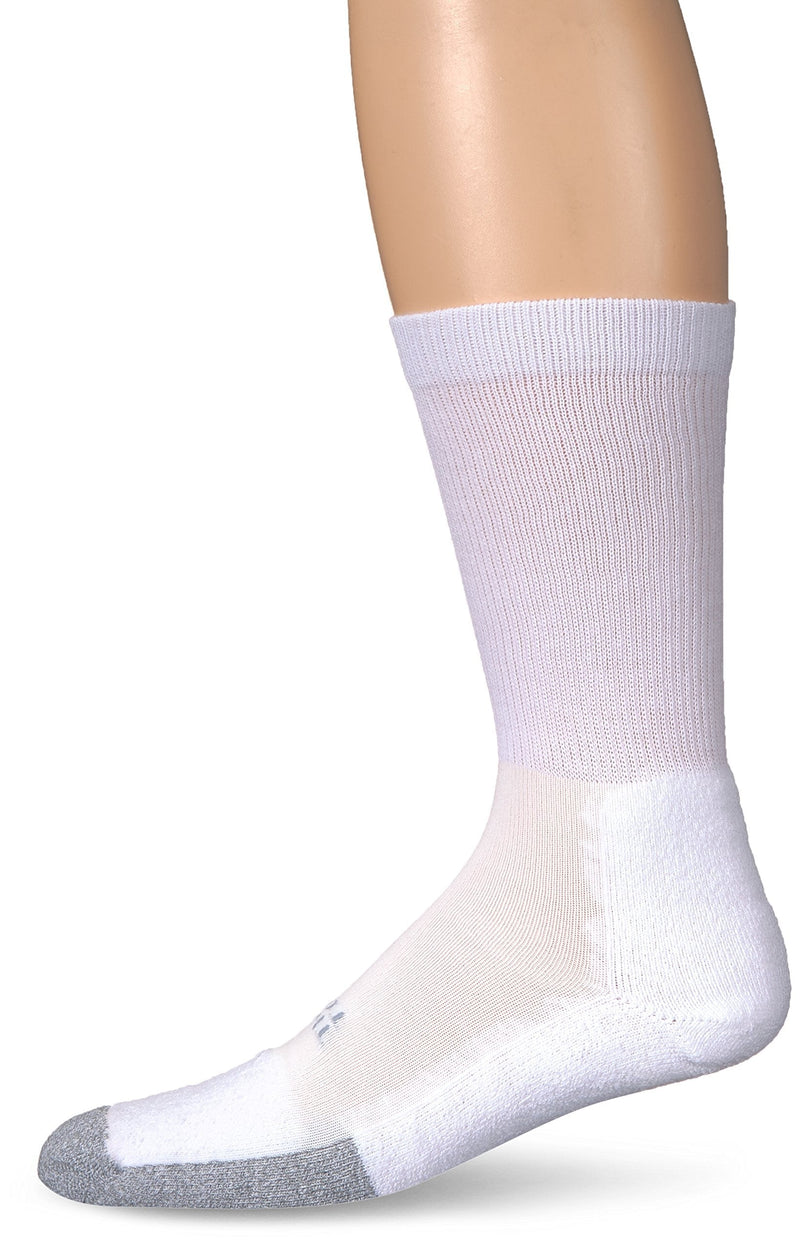thorlos mens T1cxu Thin Cushion Crew Socks Large White - BeesActive Australia