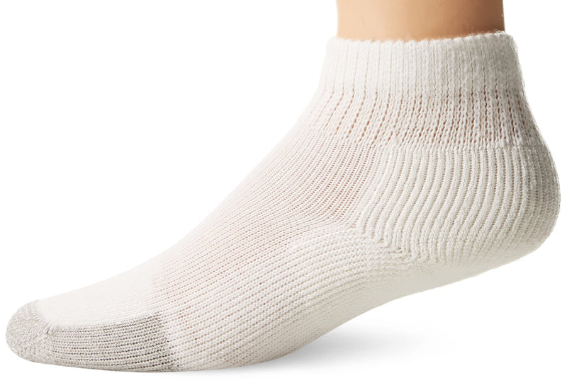 thorlos mens Gmx Max Cushion Golf Ankle Socks Large White (1 Pair) - BeesActive Australia