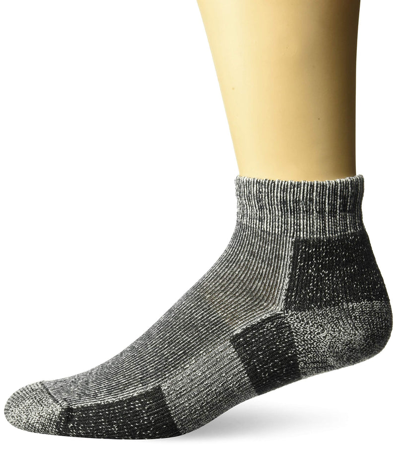 [AUSTRALIA] - Thorlos Unisex TRMX Trail Running Thick Padded Ankle Sock Large Charcoal 