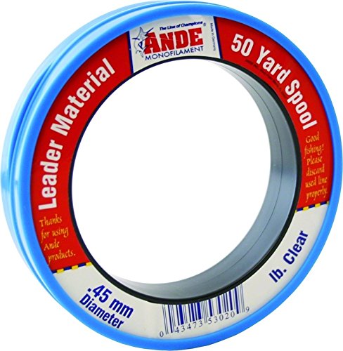 Ande PCW50-150 Monofilament Leader Material, 40-Yard Spool, 150-Pound Test, Clear Finish - BeesActive Australia