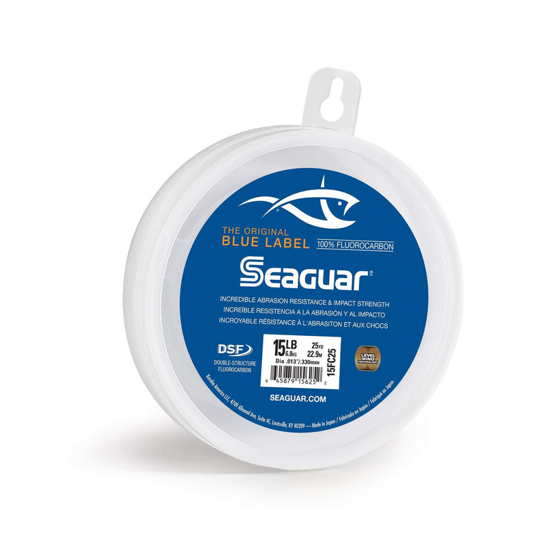 [AUSTRALIA] - Seaguar Blue Label 100% Fluorocarbon Leader (DSF) 25yd 15lb 