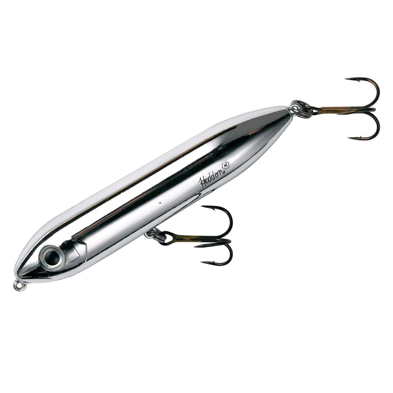 [AUSTRALIA] - Heddon Super Spook Topwater Fishing Lure for Saltwater and Freshwater Nickel Super Spook (7/8 oz) 