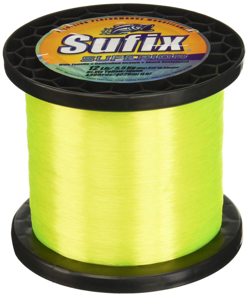 Sufix Superior 1-Pound Spool Size Fishing Line (Yellow, 15-Pound) - BeesActive Australia