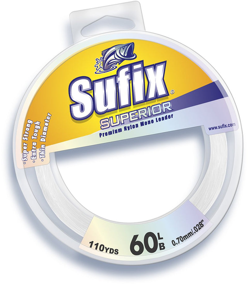 Sufix Superior Leader 110-Yards Leader Wheel Fishing Line (Clear, 50-Pound) - BeesActive Australia