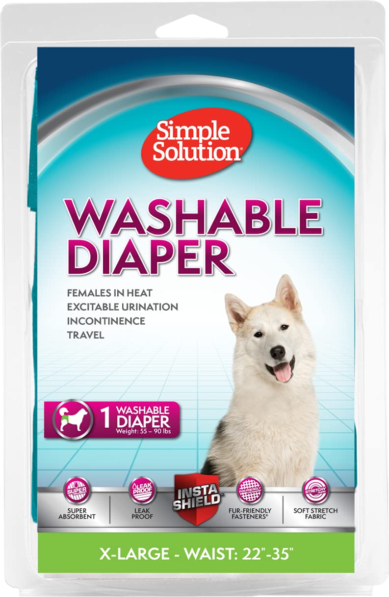 Simple Solution Washable Reusable Female Dog Diapers X-Large - BeesActive Australia