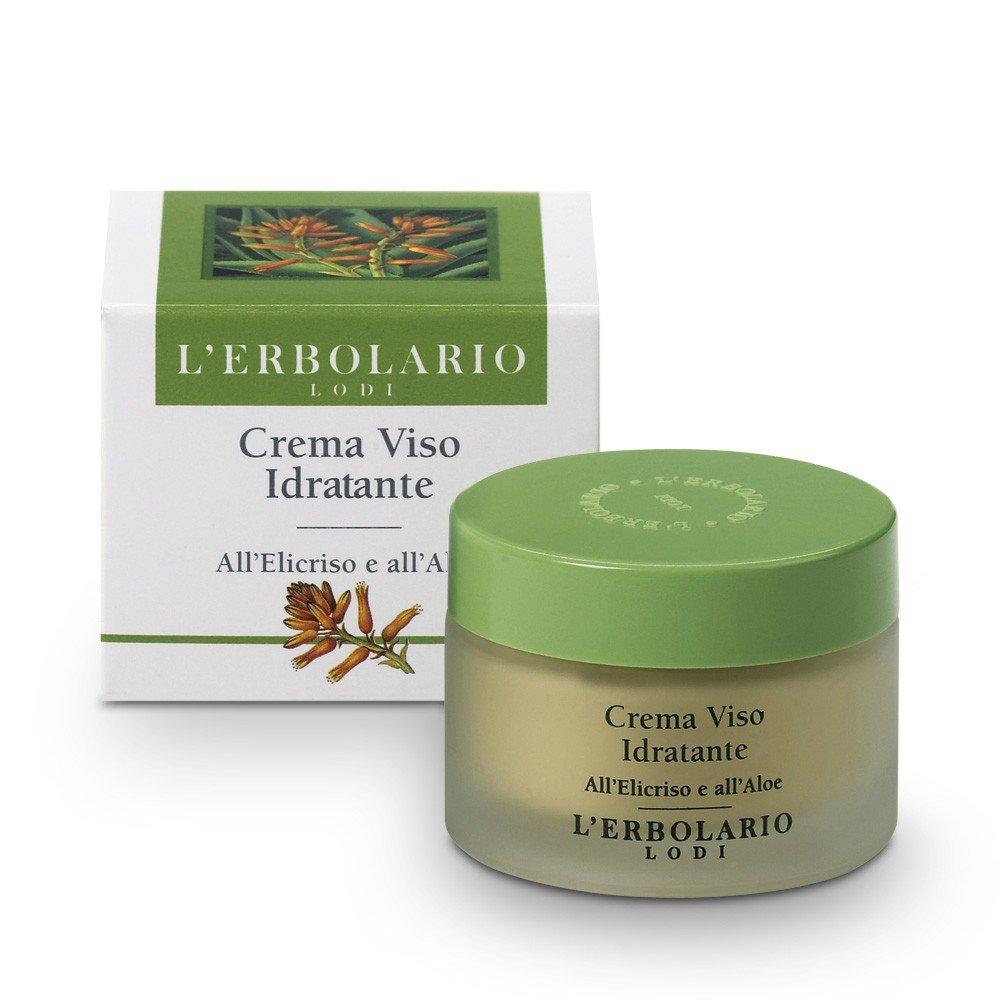L'Erbolario - moisturizing Face Cream - Perfect for Men & Women - with Helichrysum, Aloe, and Olive Leaves, 1.6 oz (I0107845) - BeesActive Australia
