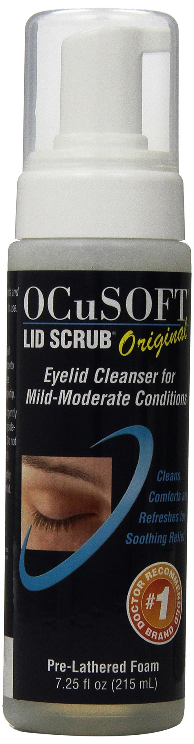 Ocusoft Lid Scrub Foaming Eyelid Cleanser, 7.25 Fluid Ounce Others - BeesActive Australia