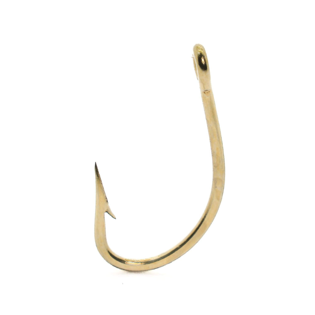 Mustad Classic Forged Extra Strong O'Shaughnessy Live Bait Hook with 3 Extra Short Shank (Pack of 100), Bronze, 1 - BeesActive Australia