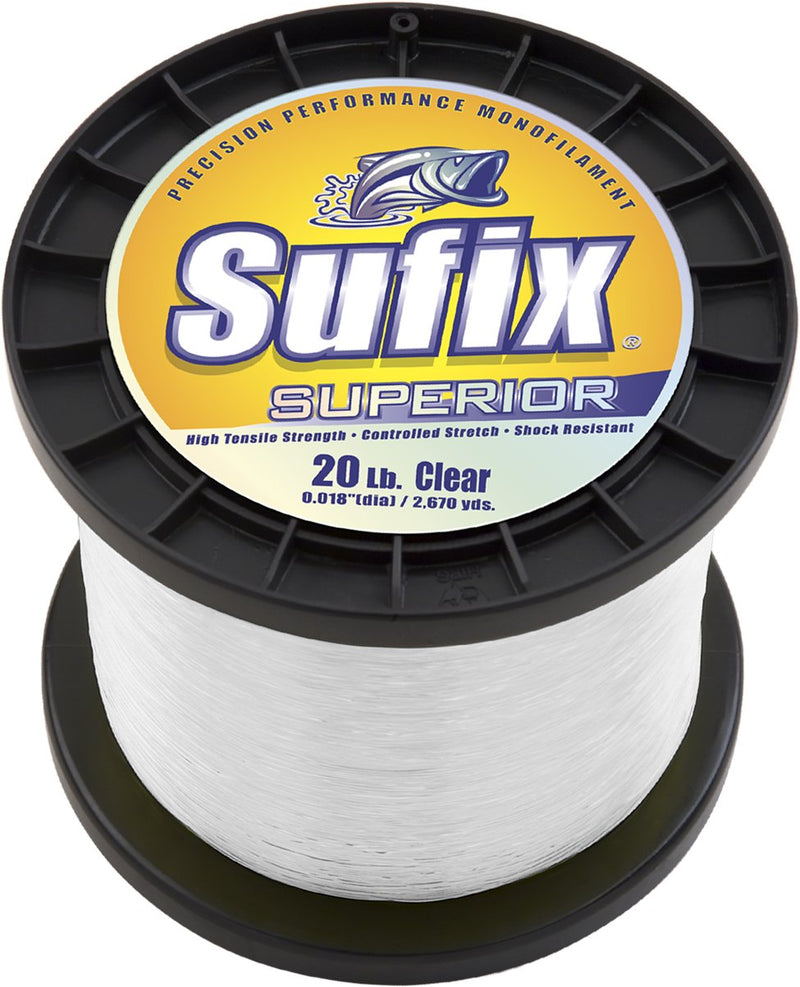 Sufix Superior 1-Pound Spool Size Fishing Line (Clear, 15-Pound) - BeesActive Australia