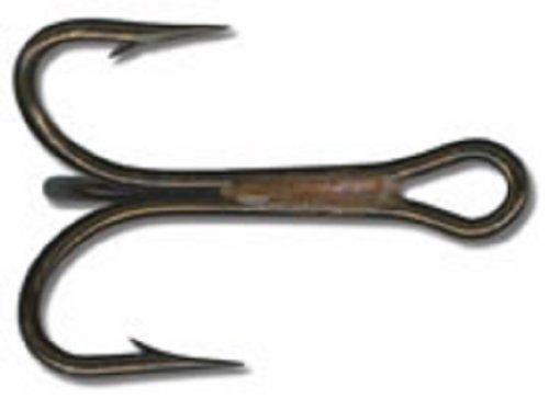 [AUSTRALIA] - Mustad Classic 4 Extra Strong Kingfish Treble Hook (Pack of 25) 6 Bronze 