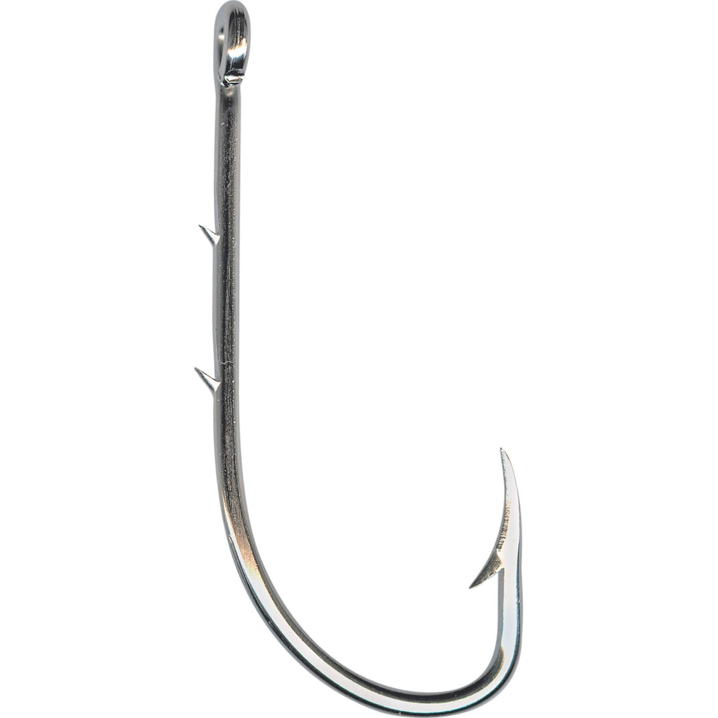 Mustad Classic Special Long Shank Beak Baitholder Hook with 2 Baitholder Barbs Size 4 Nickel - BeesActive Australia