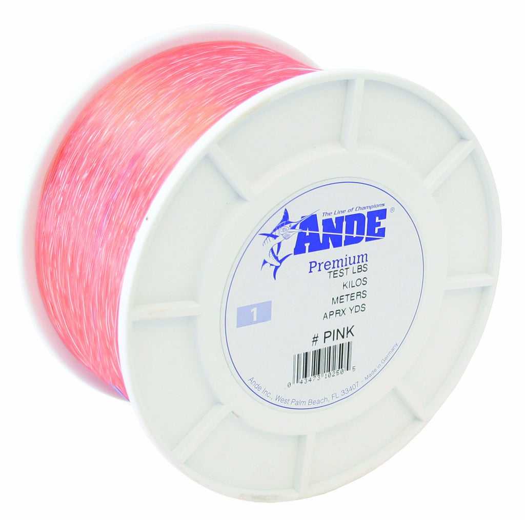 Ande Premium Monofilament Line with 20-Pound Test, Pink, 1-Pound Spool (2400-Yard). - BeesActive Australia