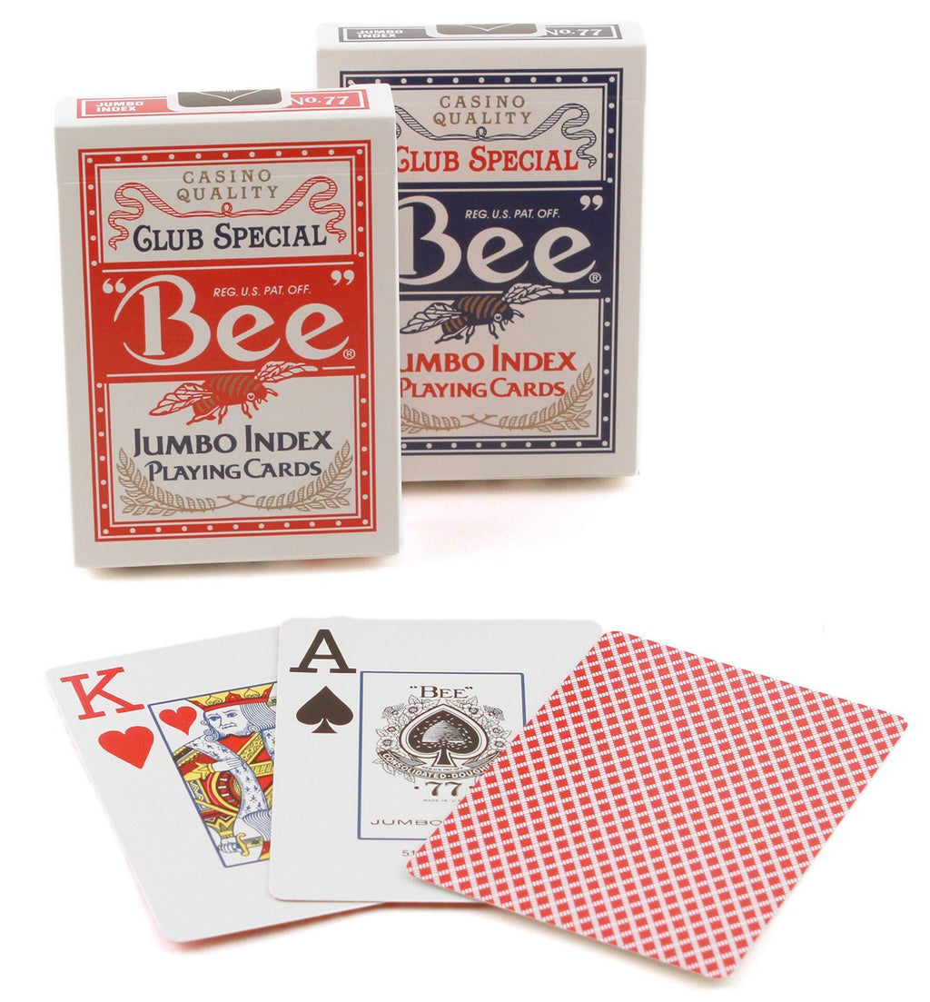 Bee Jumbo Index Playing Cards(Colors May Vary) - BeesActive Australia