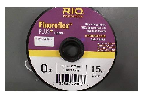 [AUSTRALIA] - Rio Fly Fishing Tippet Fluoroflex Plus Tippet 30Yd 6X 3.6Lb Fishing Line, Clear 