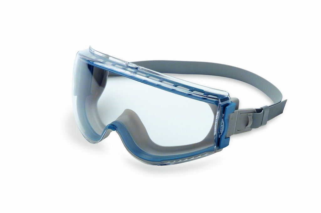 Uvex Stealth Safety Goggles with Clear Uvextreme Anti-Fog Lens, Teal & Gray Body & Neoprene Headband (S39610C) Clear Lens Uvextreme Coating W/Teal Body & Neoprene Headband - BeesActive Australia