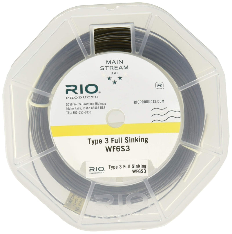 RIO Products Mainstream Trout Fly Line 8 Weight Brown - BeesActive Australia