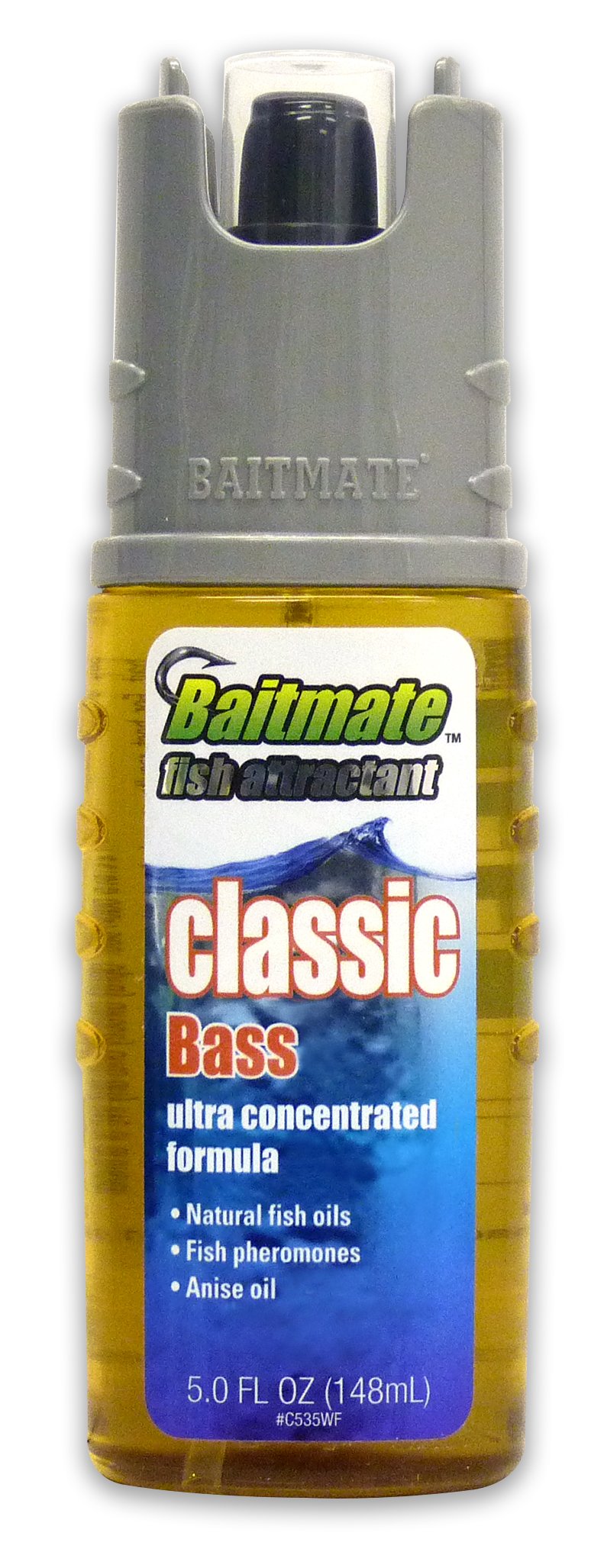 Baitmate Classic Scent Fish Attractant, for Lures and Baits - 5 fl oz Classic Bass - BeesActive Australia