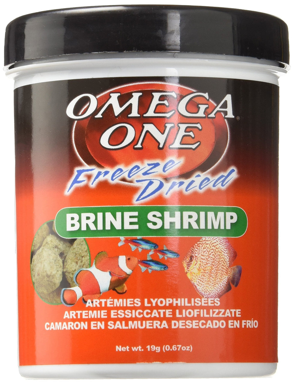 Omega One Freeze Dried Brine Shrimp 0.67 oz - BeesActive Australia