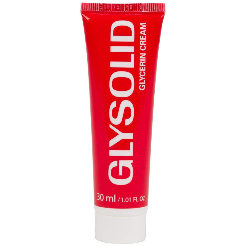 Glysolid Glycerin Skin Cream - Thick, Smooth, and Silky - Trusted Formula for Hands, Feet and Body 1 fl oz (30ml Tube) 1 Fl Oz (Pack of 1) - BeesActive Australia