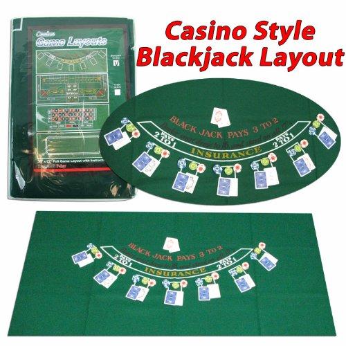 [AUSTRALIA] - Trademark Poker 405694 Blackjack Layout, 36 x 72 Inch 