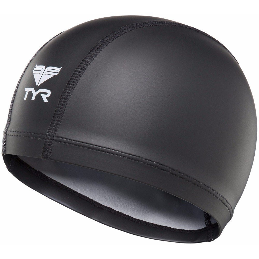 TYR Warmwear Silicone Cap Black - BeesActive Australia