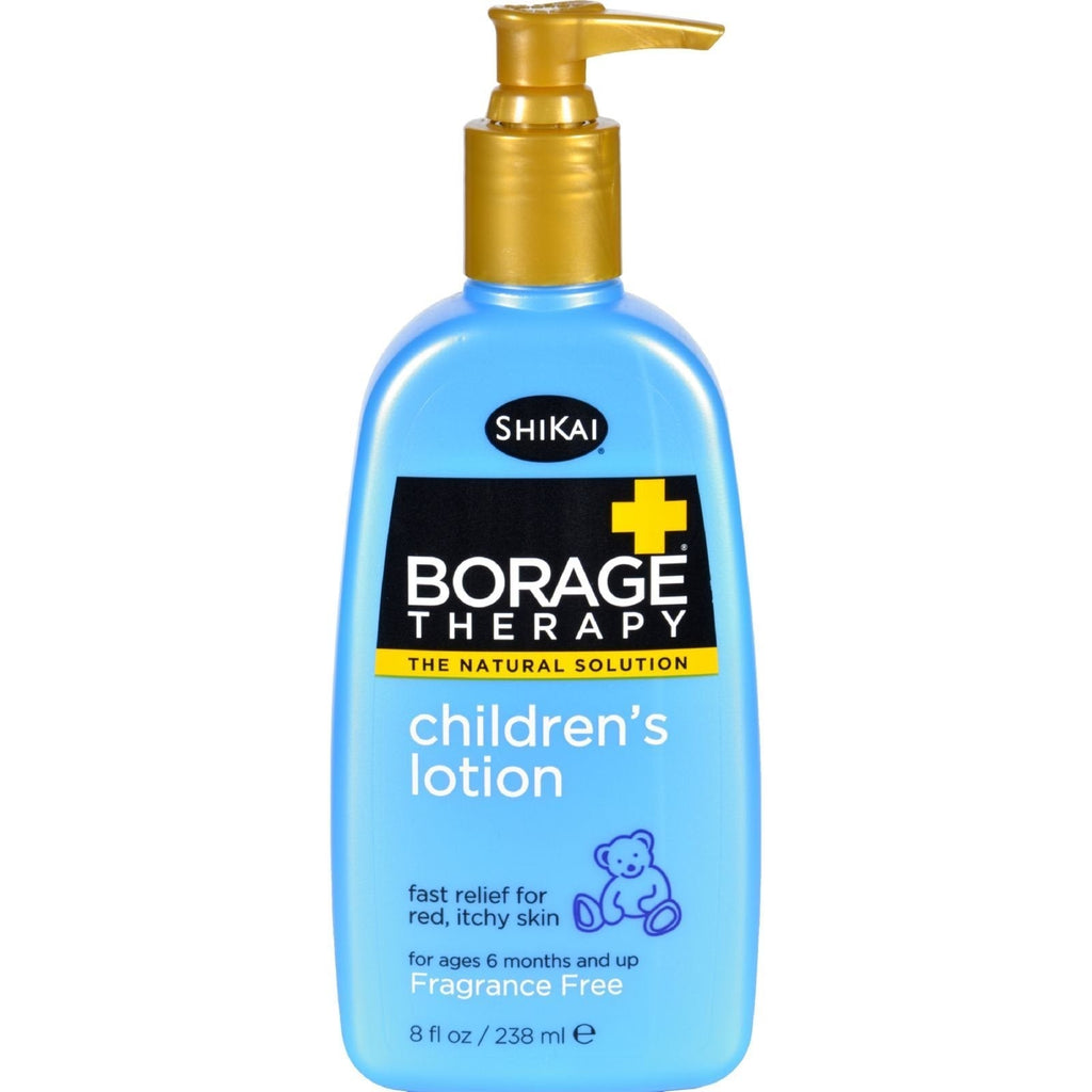 Shikai Borage Dry Skin Therapy Natural Formula Lotion for Childrens - 8 Oz 8 Fl Oz (Pack of 1) - BeesActive Australia