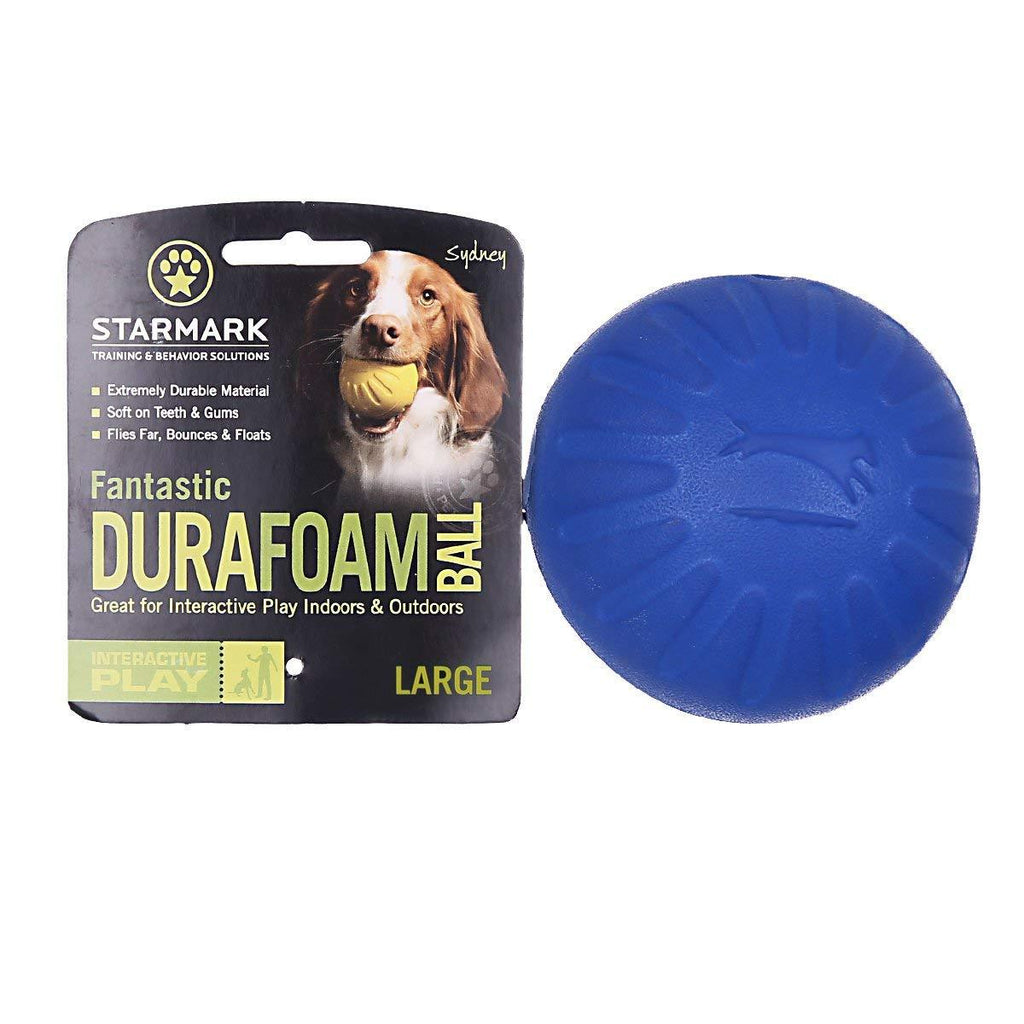 [AUSTRALIA] - Starmark Fantastic DuraFoam Ball Tough Dog Toy, Color Varies Large 