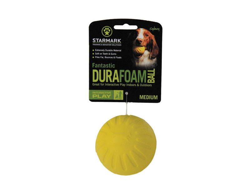 Starmark Fantastic DuraFoam Ball Tough Dog Toy, Color Varies Medium - BeesActive Australia