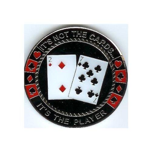 [AUSTRALIA] - The Player not the Cards Poker Weight Card Guard Cover Chip Coin 
