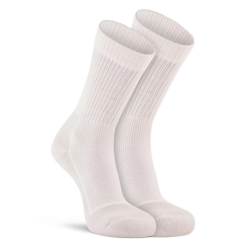Fox River Wick Dry Athletic Crew Socks Heavyweight Sports Socks for Men and Women with Comfort Cushioning (2 Pack) Large White - BeesActive Australia