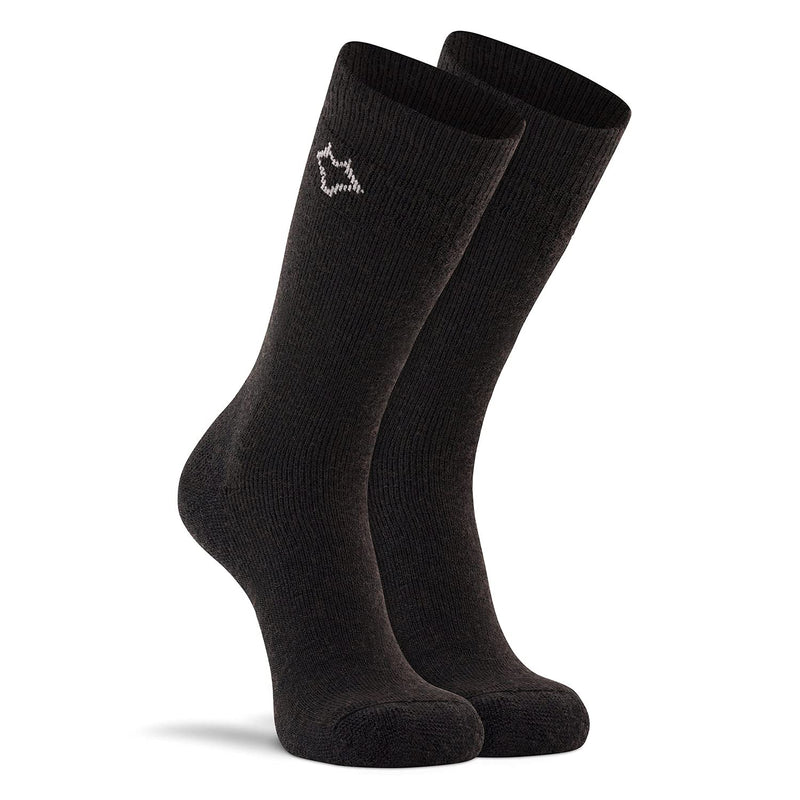 Fox River Wick Dry Tramper Merino Wool Crew Socks Medium Weight Men’s Hiking Sock with Moisture Wicking Fabric Large Black - BeesActive Australia