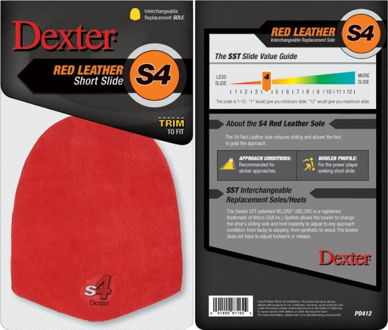 [AUSTRALIA] - Dexter Accessories - Unisex - s4 Slide Pad #4 Sole Red 