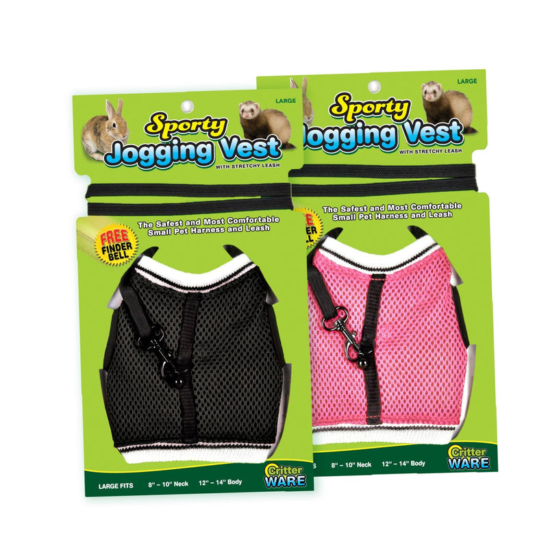 Ware Manufacturing Nylon Walk-N-Vest Pet Harness and Leash for Small Pets Large - BeesActive Australia