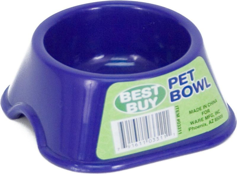 Ware Manufacturing Best Buy Plastic Pet Bowl for Small Pets - Small - BeesActive Australia