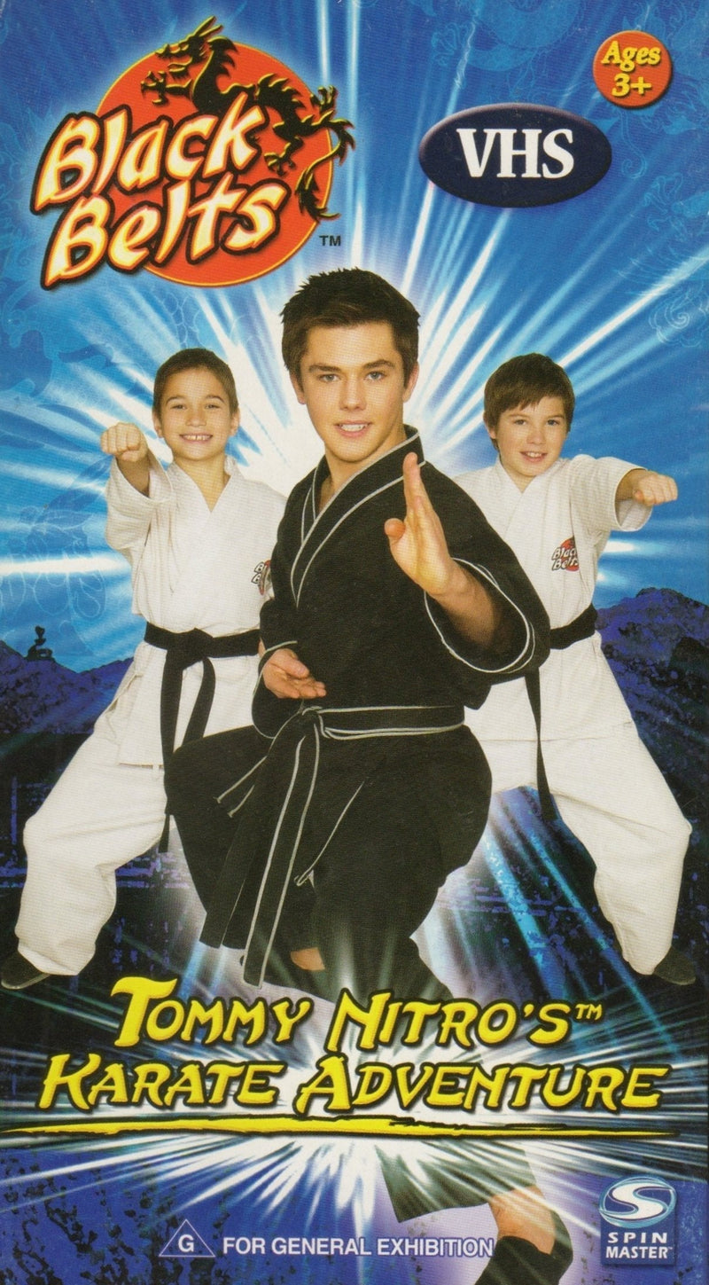 [AUSTRALIA] - Spin Master Black Belts Home Karate Studio with VHS 