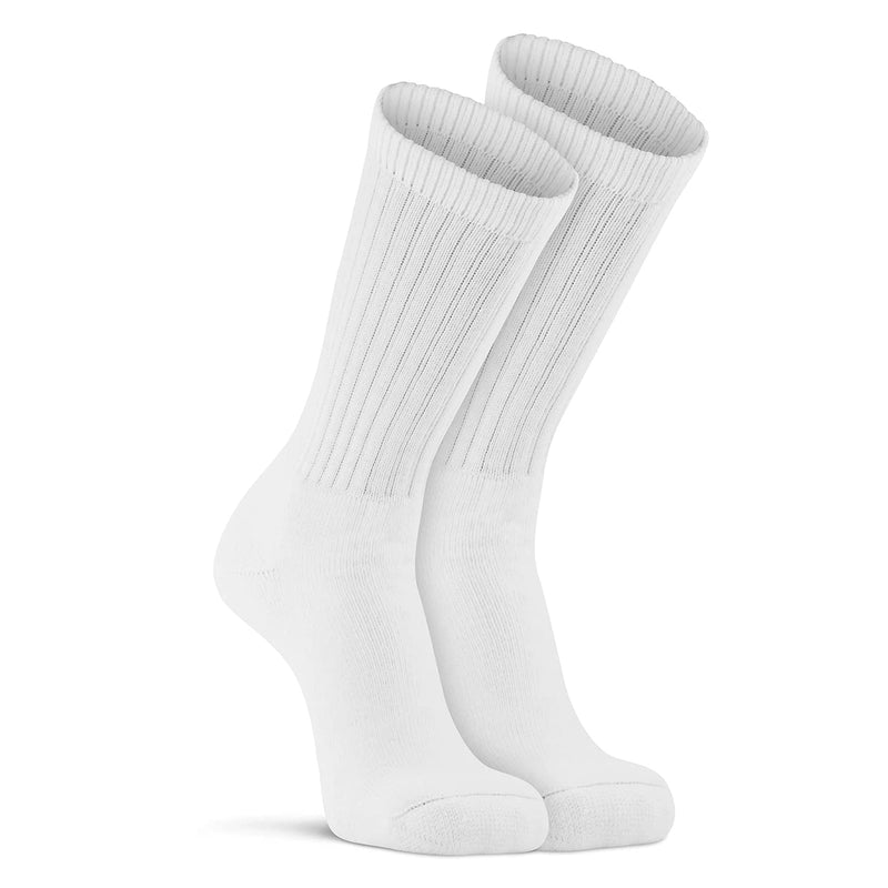 Fox River Wick Dry Classic White Crew Socks Moisture Wicking Socks for Men and Women with Fully Cushioned Sole Large - BeesActive Australia