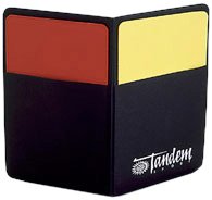Tandem Sport Officials Penalty Cards , Red/Yellow Cards - BeesActive Australia