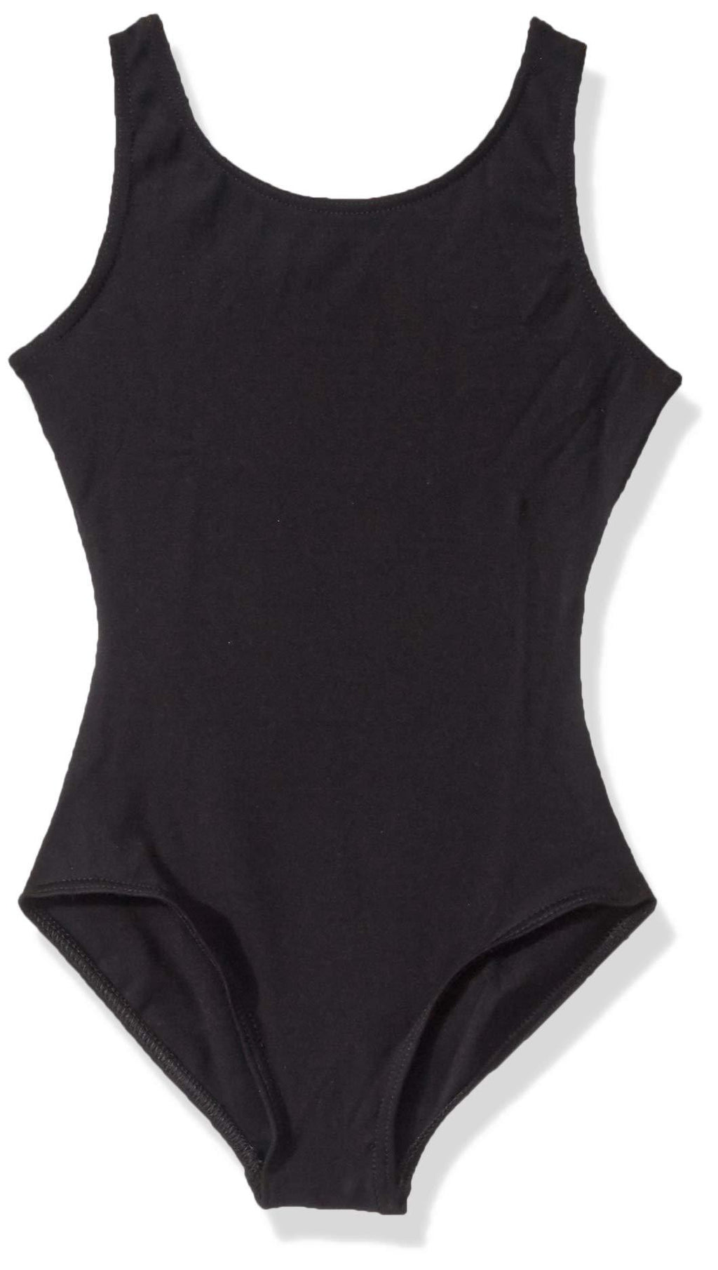 [AUSTRALIA] - Capezio Girls' Team Basic Tank Leotard Large (12-14) Black 