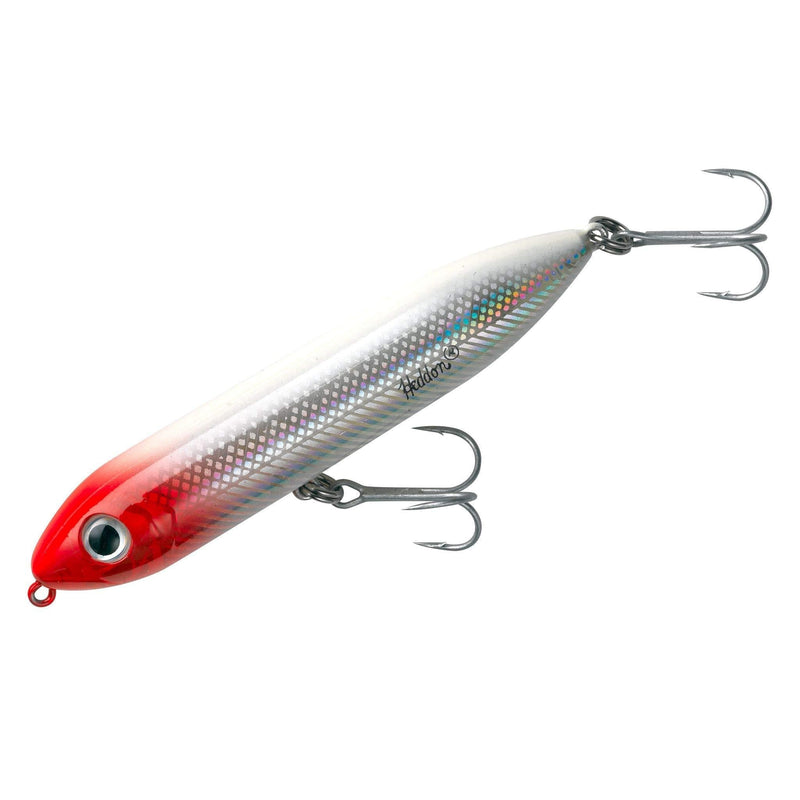 [AUSTRALIA] - Heddon Super Spook Topwater Fishing Lure for Saltwater and Freshwater Red Head, Super Spook Jr (1/2 oz) 