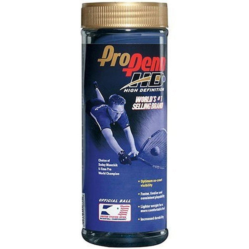 Pro Penn HD Purple Racquetballs - 1 Can of 3 Racketball Balls - BeesActive Australia