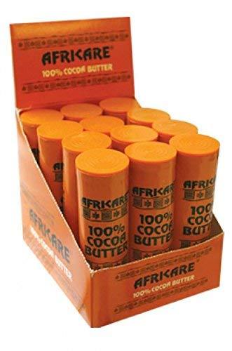 Africare 100% Cocoa Butter, 1-Ounce Sticks (Pack of 12) - BeesActive Australia