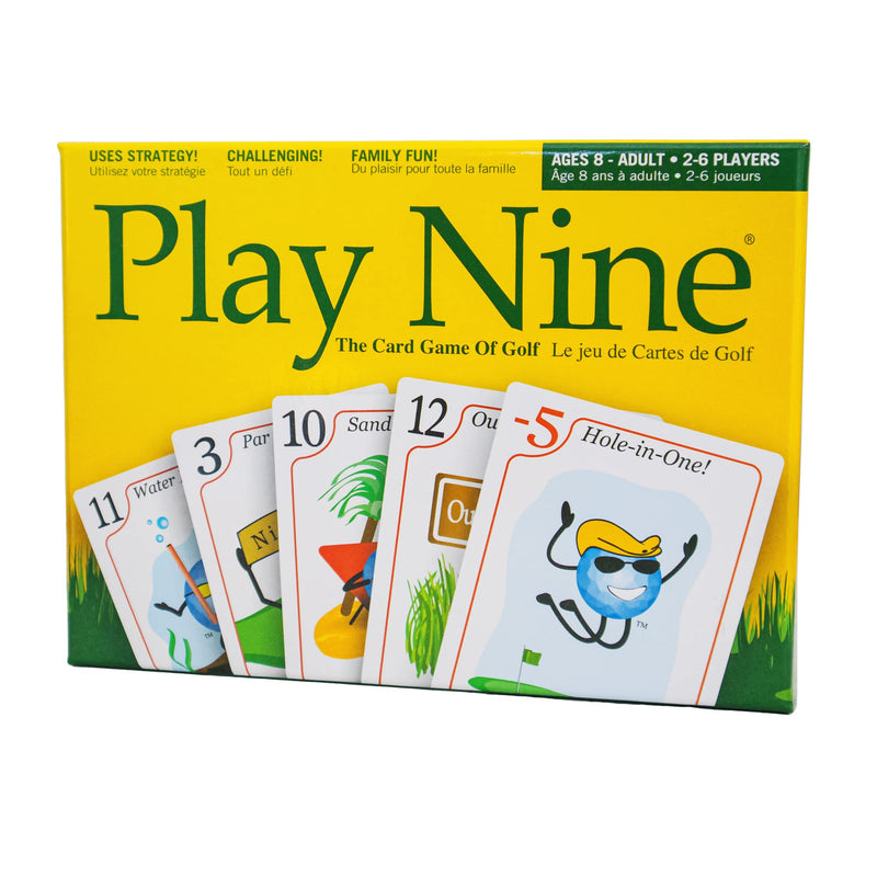 Double A Productions, Inc. Play Nine - The Card Game of Golf, Casual Family Card Game for Kids and Adults, Ages 8 and Up, 2-6 Players - BeesActive Australia