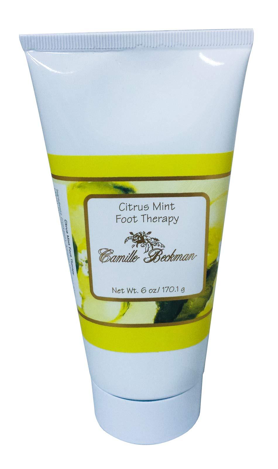 Camille Beckman Foot Treatment Moisturizing Cream, Citrus Mint, 6 Ounce Citris Mint - BeesActive Australia