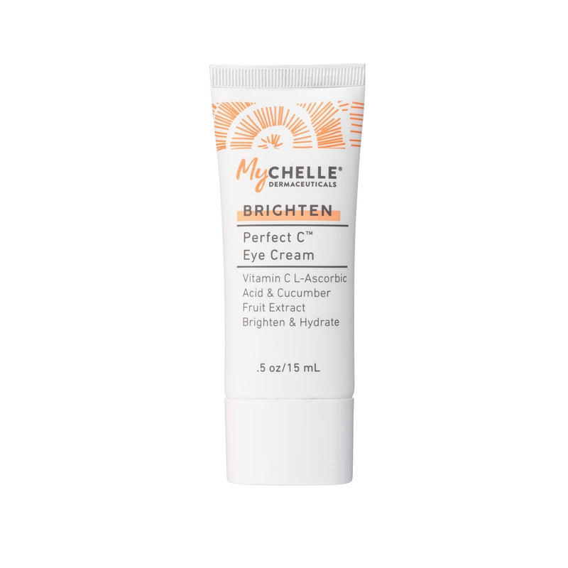 MyChelle Dermaceuticals Perfect C Eye Cream- Advanced Vitamin C Cream for Eye Area Brightening, Nourishment, Anti-Aging Formula, Vegan and Cruelty Free, EWG Verified, 0.5 fl oz - BeesActive Australia